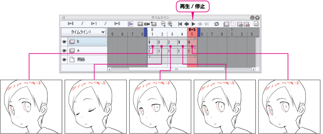 講座 Clip Studio Paintうごイラ作成講座 第2回うごくイラストの練習